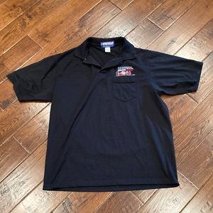 Honda Speedgear Authentic Racewear Powered By Honda Black Polo Shirt Size Large